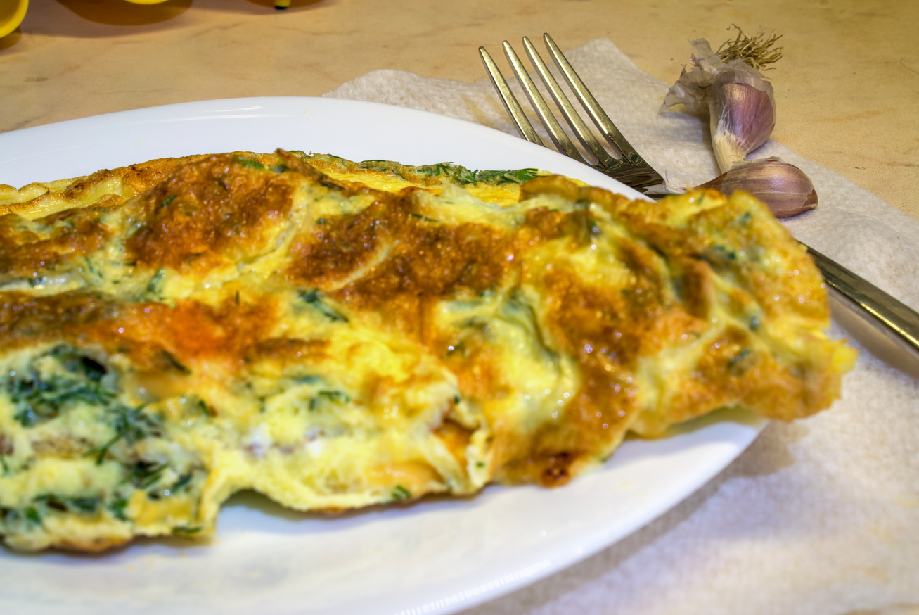 Savoury omelette